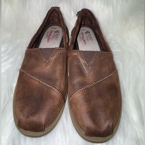 BOBS from Skechers Brown Loafers Slip-Ons